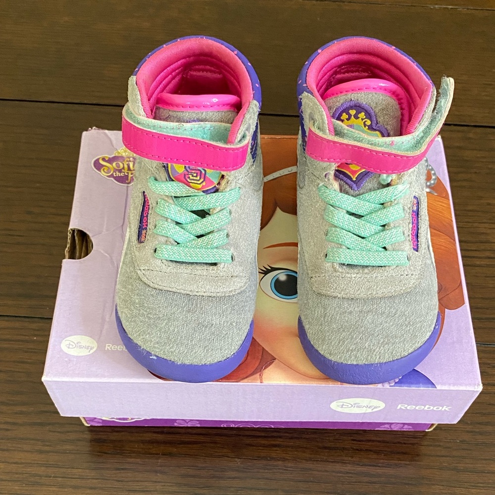 Reebok Girls Freestyle Disney Sofia Sneakers